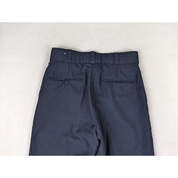 VINTAGE MEN'S BLUE FLAT FRONT DRESS / WORK PANTS - SIZE 31x29 - FECHHEIMER - Picture 15 of 15